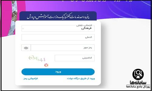 نحوه ورود به سایت نمونه دولتی تهران 